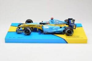Renault R25 #5 F. Alonso 2nd Place British GP 2005 Minichamps 1:18 147051105 Metalas