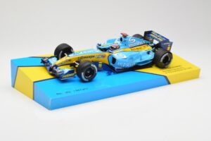 Renault R25 #5 F. Alonso 2nd Place British GP 2005 Minichamps 1:18 147051105 Metalas - nuotrauka 2 iš 6