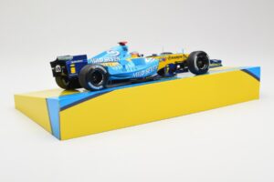 Renault R25 #5 F. Alonso 2nd Place British GP 2005 Minichamps 1:18 147051105 Metalas - nuotrauka 3 iš 6