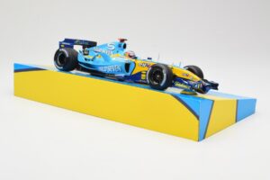 Renault R25 #5 F. Alonso 2nd Place British GP 2005 Minichamps 1:18 147051105 Metalas - nuotrauka 4 iš 6