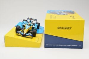 Renault R26 #1 F. Alonso F1 World Champion Brazilian GP 2006 Minichamps 1:18 147061801 Metalas - nuotrauka 6 iš 6