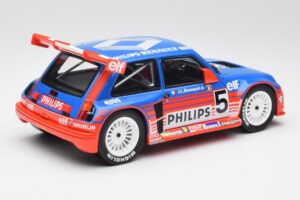 Renault R5 Maxi Turbo #5 Philips J-L. Busquet Superproduction 1987 Otto 1:18 OT1094 Derva - nuotrauka 2 iš 6