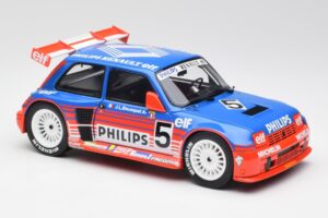 Renault R5 Maxi Turbo #5 Philips J-L. Busquet Superproduction 1987 Otto 1:18 OT1094 Derva - nuotrauka 4 iš 6