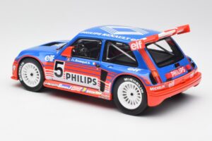 Renault R5 Maxi Turbo #5 Philips J-L. Busquet Superproduction 1987 Otto 1:18 OT1094 Derva - nuotrauka 5 iš 6