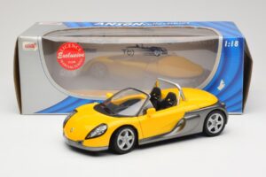 Renault Sport Spider Geltonas Anson 1:18 30350-R1 Metalas - nuotrauka 8 iš 8