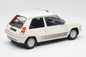 Renault Super 5 GT Turbo Phase 1 Perlamutro Baltas Norev 1:18 185200 Metalas - nuotrauka 3 iš 8