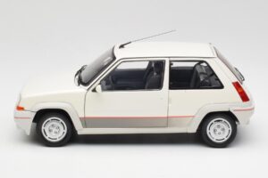 Renault Super 5 GT Turbo Phase 1 Perlamutro Baltas Norev 1:18 185200 Metalas - nuotrauka 4 iš 8