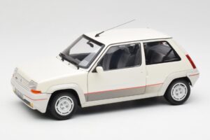 Renault Super 5 GT Turbo Phase 1 Perlamutro Baltas Norev 1:18 185200 Metalas
