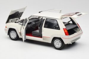 Renault Super 5 GT Turbo Phase 1 Perlamutro Baltas Norev 1:18 185200 Metalas - nuotrauka 5 iš 8