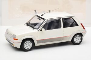 Renault Super 5 GT Turbo Phase 1 Perlamutro Baltas Norev 1:18 185200 Metalas - nuotrauka 8 iš 8