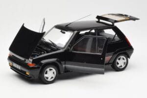 Renault Super 5 GT Turbo Phase 2 Juodas Norev 1:18 185244 Metalas - nuotrauka 2 iš 8