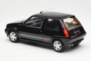 Renault Super 5 GT Turbo Phase 2 Juodas Norev 1:18 185244 Metalas - nuotrauka 7 iš 8
