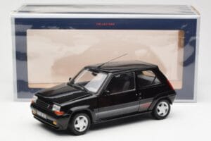 Renault Super 5 GT Turbo Phase 2 Juodas Norev 1:18 185244 Metalas - nuotrauka 8 iš 8