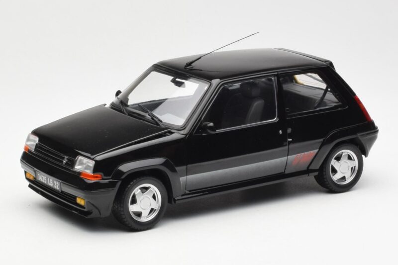 Renault Super 5 GT Turbo Phase 2 Juodas Norev 1:18 185244 Metalas