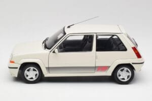 Renault Super 5 GT Turbo Phase 2 Perlamutro Baltas Norev 1:18 185206 Metalas - nuotrauka 4 iš 8