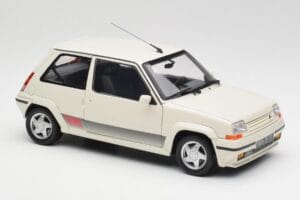 Renault Super 5 GT Turbo Phase 2 Perlamutro Baltas Norev 1:18 185206 Metalas - nuotrauka 6 iš 8