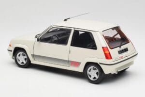 Renault Super 5 GT Turbo Phase 2 Perlamutro Baltas Norev 1:18 185206 Metalas - nuotrauka 7 iš 8
