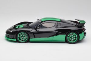 Rimac Nevera Record Monochrome Juodas GT Spirit 1:18 GT916 Derva - nuotrauka 3 iš 6