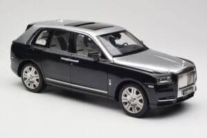 Rolls-Royce Cullinan Juodas & Sidabrinis OEM 1:18 ROLLS001 Metalas - nuotrauka 6 iš 8