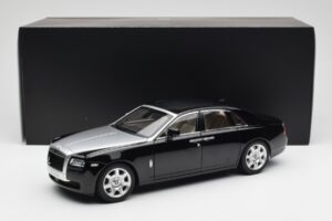 Rolls-Royce Ghost Juodas & Sidabrinis Kyosho 1:18 008802BKS2 Metalas - nuotrauka 8 iš 8