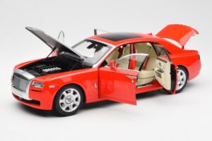 Rolls-Royce Ghost Raudonas & Sidabrinis Kyosho 1:18 008802RS Metalas - nuotrauka 2 iš 8
