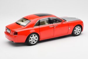 Rolls-Royce Ghost Raudonas & Sidabrinis Kyosho 1:18 008802RS Metalas - nuotrauka 3 iš 8