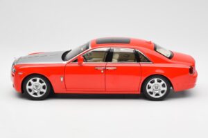 Rolls-Royce Ghost Raudonas & Sidabrinis Kyosho 1:18 008802RS Metalas - nuotrauka 4 iš 8