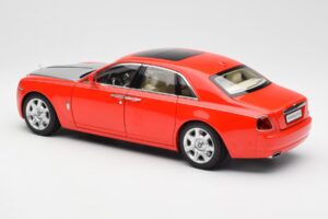 Rolls-Royce Ghost Raudonas & Sidabrinis Kyosho 1:18 008802RS Metalas - nuotrauka 7 iš 8