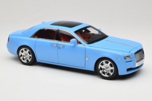 Rolls-Royce Ghost Series I Šviesiai Mėlynas Kyosho 1:18 08802LB Metalas - nuotrauka 6 iš 8