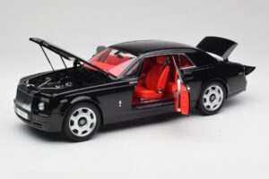 Rolls-Royce Phantom Coupe Diamond Juodas Kyosho 1:18 08862DBK Metalas - nuotrauka 2 iš 8