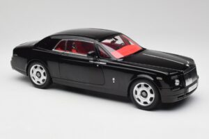 Rolls-Royce Phantom Coupe Diamond Juodas Kyosho 1:18 08862DBK Metalas - nuotrauka 6 iš 8