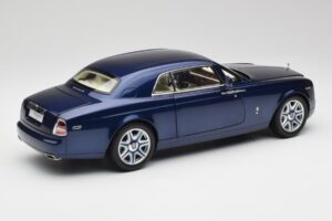 Rolls-Royce Phantom Coupe Metropolitan Mėlynas Kyosho 1:18 08862BLM Metalas - nuotrauka 3 iš 8