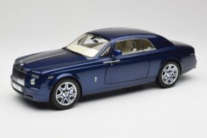 Rolls-Royce Phantom Coupe Metropolitan Mėlynas Kyosho 1:18 08862BLM Metalas