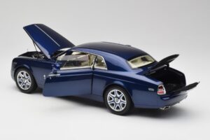 Rolls-Royce Phantom Coupe Metropolitan Mėlynas Kyosho 1:18 08862BLM Metalas - nuotrauka 5 iš 8