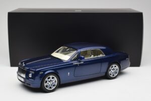 Rolls-Royce Phantom Coupe Metropolitan Mėlynas Kyosho 1:18 08862BLM Metalas - nuotrauka 8 iš 8
