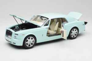 Rolls-Royce Phantom Coupe Turchese Mėlynas Kyosho 1:18 08862TBL Metalas - nuotrauka 2 iš 8
