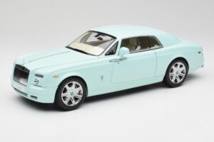 Rolls-Royce Phantom Coupe Turchese Mėlynas Kyosho 1:18 08862TBL Metalas