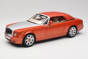 Rolls-Royce Phantom Drophead Coupe Mandarin Oranžinis Kyosho 1:18 08871P Metalas - nuotrauka 3 iš 10