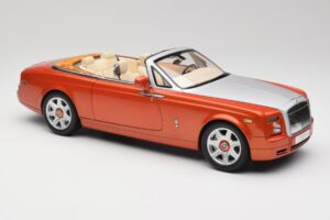 Rolls-Royce Phantom Drophead Coupe Mandarin Oranžinis Kyosho 1:18 08871P Metalas - nuotrauka 8 iš 10