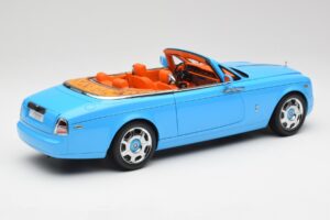 Rolls-Royce Phantom Drophead Coupe Powder Mėlynas Kyosho 1:18 08871BL Metalas - nuotrauka 5 iš 10