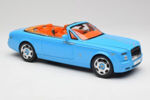 Rolls-Royce Phantom Drophead Coupe Powder Mėlynas Kyosho 1:18 08871BL Metalas - nuotrauka 8 iš 10