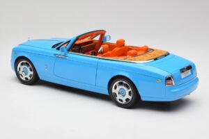 Rolls-Royce Phantom Drophead Coupe Powder Mėlynas Kyosho 1:18 08871BL Metalas - nuotrauka 9 iš 10