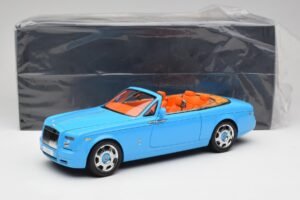 Rolls-Royce Phantom Drophead Coupe Powder Mėlynas Kyosho 1:18 08871BL Metalas - nuotrauka 10 iš 10