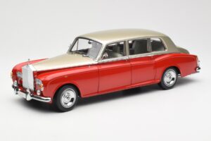 Rolls-Royce Phantom VI Raudonas Šviesiai Smėlinis Kyosho 1:18 08905RLB Metalas