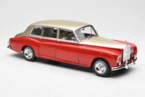 Rolls-Royce Phantom VI Raudonas Šviesiai Smėlinis Kyosho 1:18 08905RLB Metalas - nuotrauka 6 iš 8