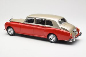 Rolls-Royce Phantom VI Raudonas Šviesiai Smėlinis Kyosho 1:18 08905RLB Metalas - nuotrauka 7 iš 8