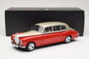 Rolls-Royce Phantom VI Raudonas Šviesiai Smėlinis Kyosho 1:18 08905RLB Metalas - nuotrauka 8 iš 8