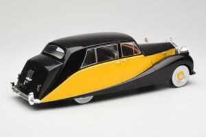 Rolls-Royce Silver Wraith Empress by Hooper Juodas & Geltonas MCG 1:18 MCG18066 Metalas - nuotrauka 2 iš 6