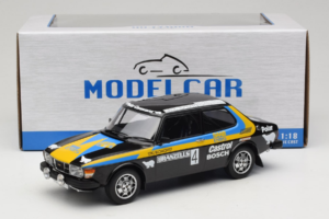 Saab 99 EMS #4 S. Blomqvist / H. Sylvan Rally Sweden Winner 1977 MCG 1:18 MCG18826R Metalas - nuotrauka 6 iš 6