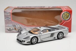 Saleen S7 Sidabrinis Motormax 1:18 73117 Metalas - nuotrauka 8 iš 8